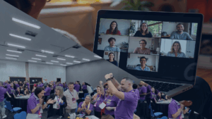 team building presencial online ou hibrido - Eagles Flight